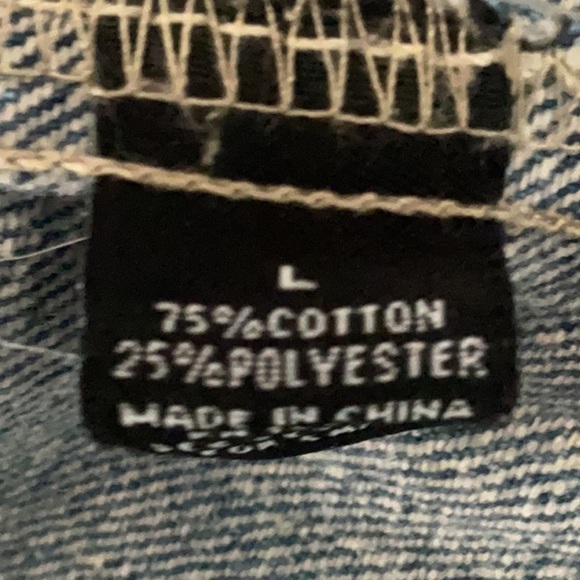 Rue21 Blue Denim Jacket with Lace Accents - Picture 13 of 13